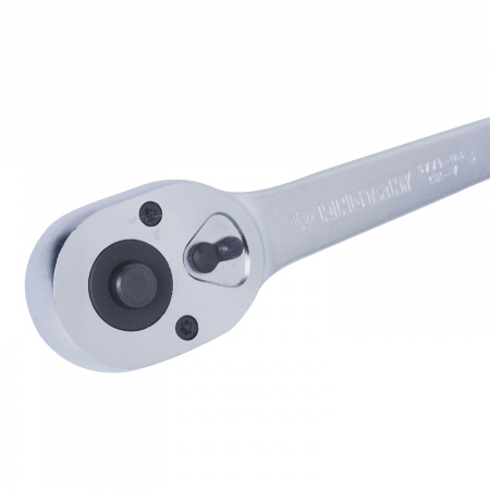 Трещотка 3/8", 200 мм, 32 зубца, флажковая с кнопкой, фиксатор KING TONY 3771-08G