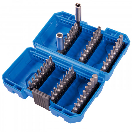 Набор вставок (бит) 1/4", PH, PZ, Hex, Torx, Slotted, Square, 49 предметов KING TONY 1049CQ