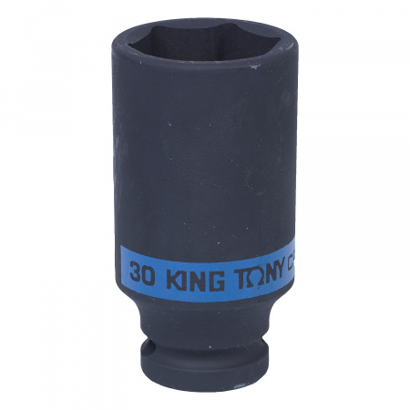 Головка торцевая ударная глубокая шестигранная 1/2", 30 мм KING TONY 443530M