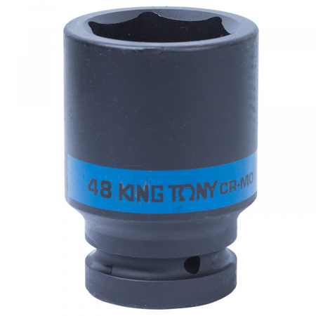 Головка торцевая ударная глубокая шестигранная 1", 48 мм KING TONY 843548M