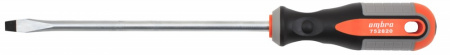 752820 Отвертка стержневая шлицевая ROUND GRIP, SL8x200 мм
