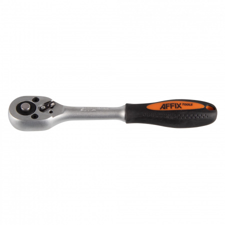 Трещотка 1/4", 45 зубцов, флажковая с кнопкой AFFIX AF01021405