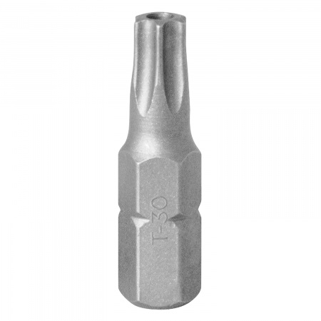 Вставка (бита) торцевая 1/4", Torx, T30, L = 25, с отверстием KING TONY 102530U