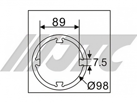 JTC Головка для гайки ступицы промежуточной шестерни ГРМ (VOLVO FM440(D13) JTC