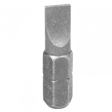 Вставка (бита) торцевая 1/4", Slotted, 6х1,0 мм, L = 25 мм KING TONY 102506S1