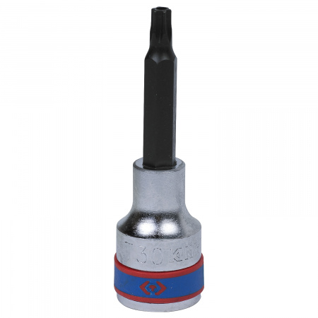 Насадка (бита) торцевая 1/2", Torx, T30, L = 80 мм, с отверстием KING TONY 403730