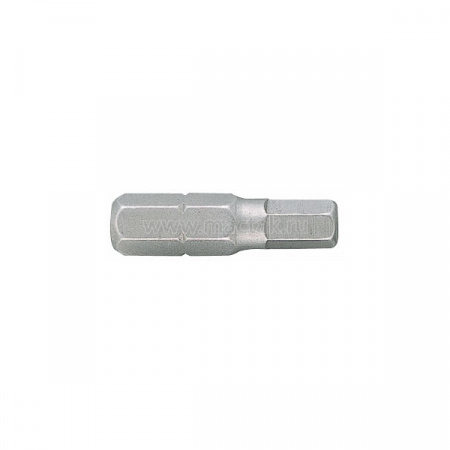 Вставка (бита) торцевая 1/4", Hex, 2,5 мм, L = 25 мм KING TONY 102525H