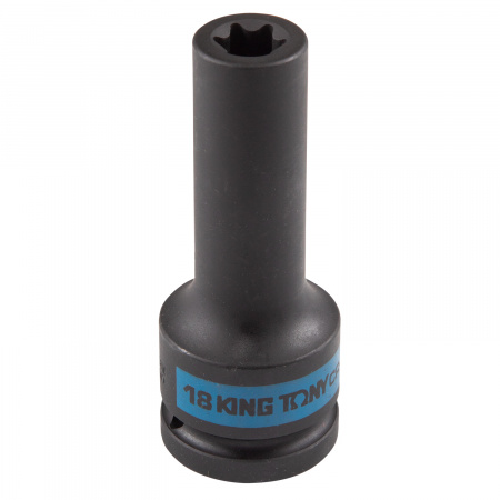 Головка торцевая ударная глубокая TORX Е-стандарт 3/4", E18, L = 110 мм KING TONY 647518M