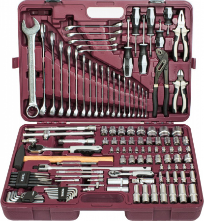 UTS0127 Набор инструмента универсальный 1/4", 1/2"DR, 127 предметов