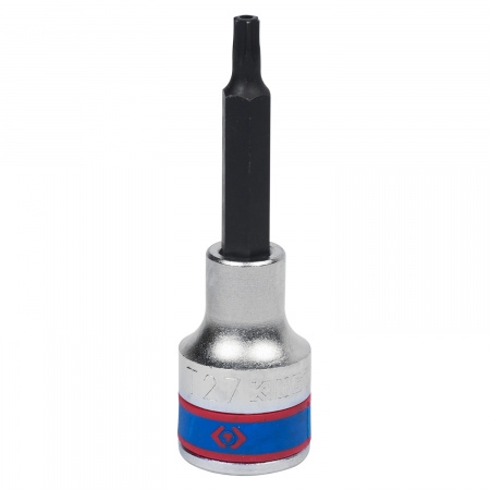 Насадка (бита) торцевая 1/2", Torx, T27, L = 80 мм, с отверстием KING TONY 403727