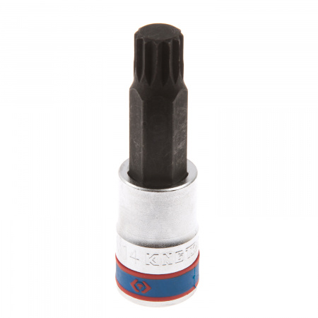 Насадка (бита) торцевая 1/2", Spline, M14, L = 80 мм KING TONY 403614