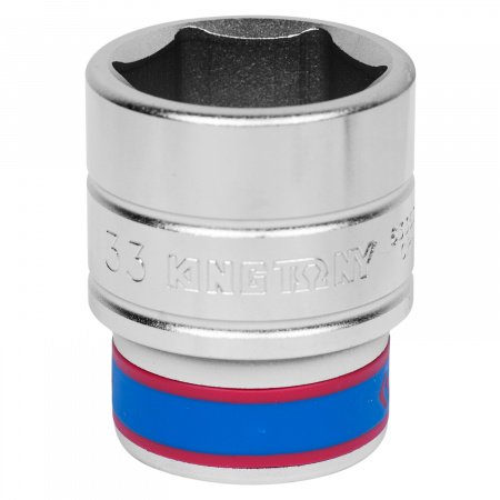 Головка торцевая стандартная шестигранная 3/4", 33 мм KING TONY 633533M
