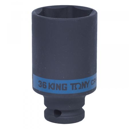 Головка торцевая ударная глубокая шестигранная 1/2", 36 мм KING TONY 443536M
