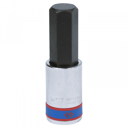 Насадка (бита) торцевая 1/2", Hex, 17 мм, L = 80 мм KING TONY 403517