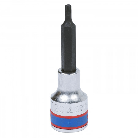 Насадка (бита) торцевая 1/2", Torx, T20, L = 80 мм, с отверстием KING TONY 403720