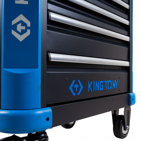 Тележка инструментальная, 7 полок KING TONY 87G31-7B-BK