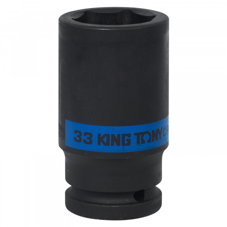 Головка торцевая ударная глубокая шестигранная 3/4", 33 мм KING TONY 643533M