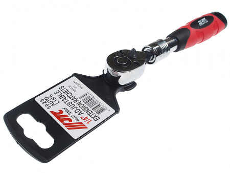 JTC Ключ трещотка 1/4" 72 зуба 150-200мм телескопический JTC