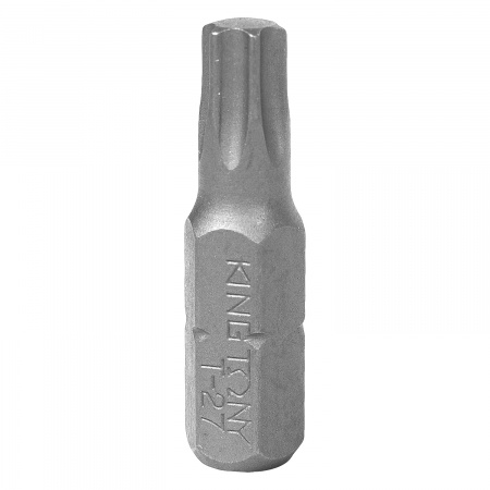Вставка (бита) торцевая 1/4", Torx, T27, L = 25 мм KING TONY 102527T