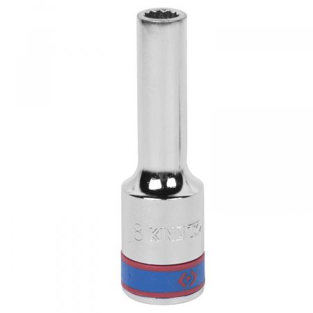 Головка торцевая глубокая двенадцатигранная 1/2", 8 мм KING TONY 423008M