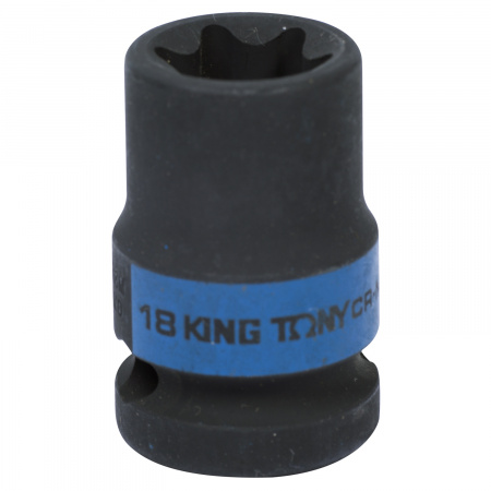 Головка торцевая ударная TORX Е-стандарт 1/2", E18, L = 38 мм KING TONY 457518M