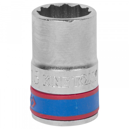 Головка торцевая стандартная двенадцатигранная 1/2", 16 мм KING TONY 433016M