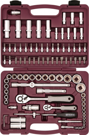 UTS0094 Набор инструмента универсальный 1/4", 1/2"DR, 94 предмета