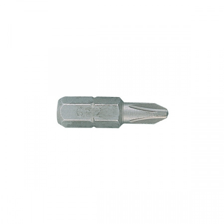 Вставка (бита) торцевая 1/4", Phillips, PH2, L = 25 мм, тонкая KING TONY 102512P