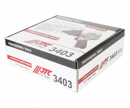 JTC Гайковерт пневматический 3/4'' 1491Нм 7250об/мин. 300л/мин. 90-120PSI ударный усиленный JTC