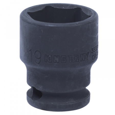 Головка торцевая ударная шестигранная 3/8", 19 мм KING TONY 353519M