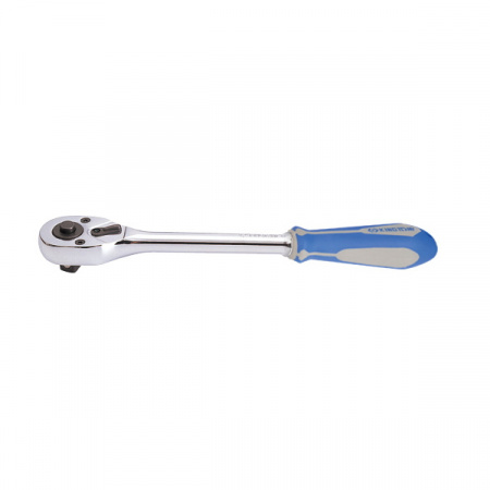Трещотка 1/2", 250 мм, 32 зубца, флажковая с кнопкой KING TONY 4762-10G