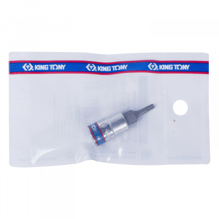 Насадка (бита) торцевая 1/4", Torx T10, L = 37 мм KING TONY 203310