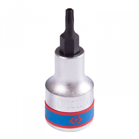 Насадка (бита) торцевая 1/2", Torx, T20, L = 60 мм, с отверстием KING TONY 402720