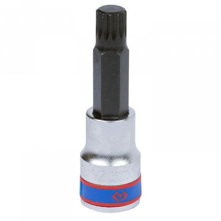 Насадка (бита) торцевая 1/2", Spline, M12, L = 80 мм KING TONY 403612