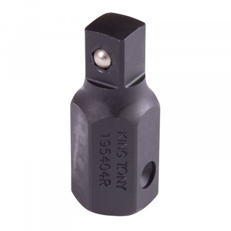 Переходник ударный 22 мм>1/2", с шариковым фиксатором KING TONY 195404R