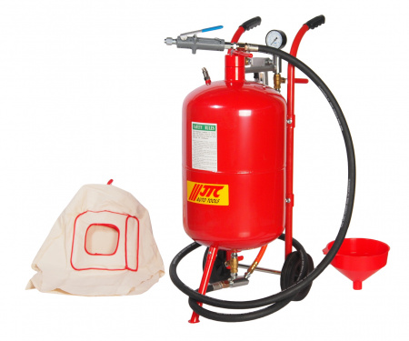 JTC Аппарат пескоструйный 38л шланг 1/2", 250PSI JTC