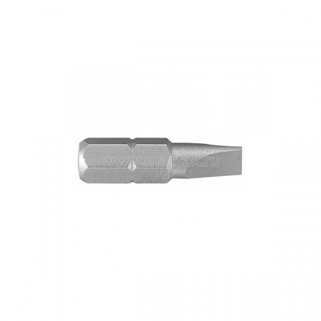 Вставка (бита) торцевая 1/4", Slotted, 5,5х0,8 мм, L = 25 мм KING TONY 102555S1