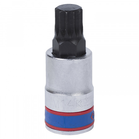 Насадка (бита) торцевая 1/2", Spline, M16, L = 60 мм KING TONY 402616