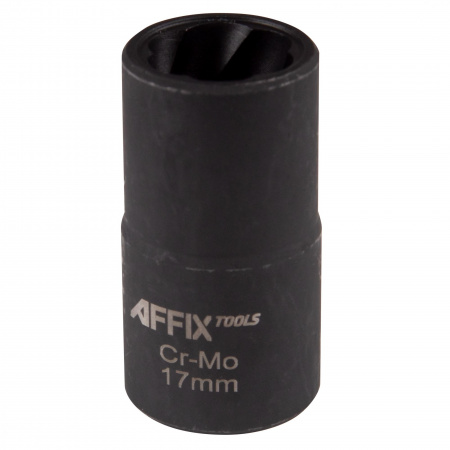Головка для поврежденного крепежа 1/2", 17 мм AFFIX AF10930017